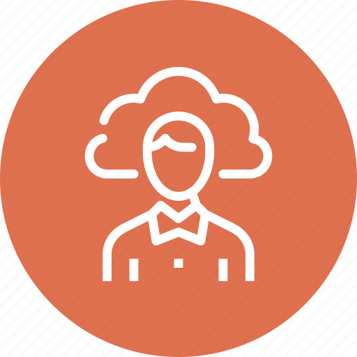 Cloud, human, management, outsource, people, person, resource icon - Download on Iconfinder