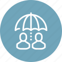 care, customer, people, protection, rain, service, umbrella