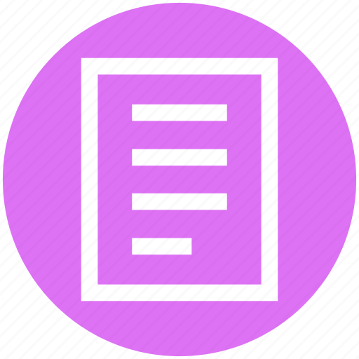 Document, file, office, page, paper, sheet icon - Download on Iconfinder
