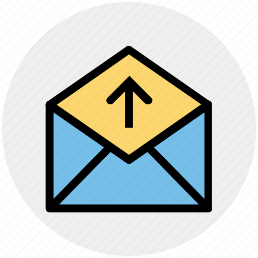 Envelope, letter, mail, message, open envelope, send icon - Download on Iconfinder