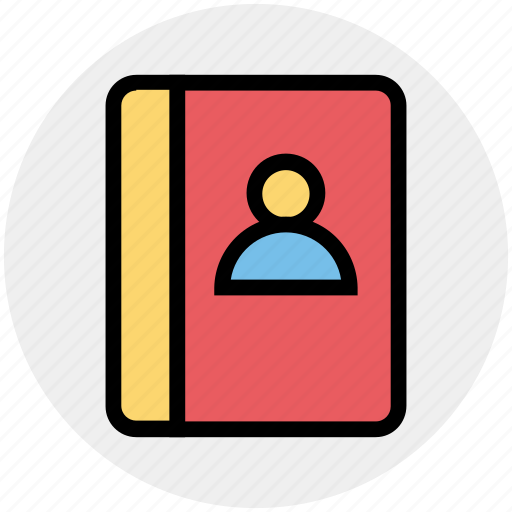 Address, address book, book, contact, person, user icon - Download on Iconfinder