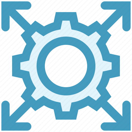 Arrows, business, cog, gear, gear wheel, setting icon - Download on Iconfinder