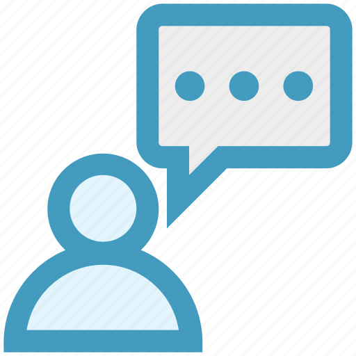 Chat, message, people, person, talk, user icon - Download on Iconfinder