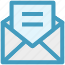 envelope, letter, mail, message, open envelope, post