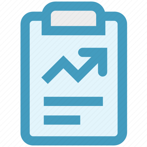 Analytics, chart, clipboard, graph report, report, stats icon - Download on Iconfinder