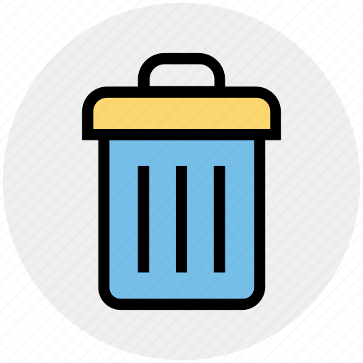 Bin, delete, dustbin, garbage can, recycle, trash icon - Download on Iconfinder