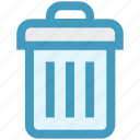 bin, delete, dustbin, garbage can, recycle, trash