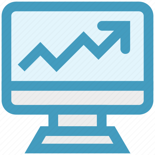 Business, chart, graph, growth, lcd, monitor, statistics icon - Download on Iconfinder