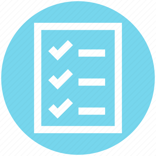 Business, check, checklist, document, list, office, paper icon - Download on Iconfinder