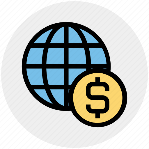 Business, cash, dollar, globe, money, payment, world icon - Download on Iconfinder