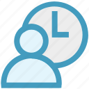 business, businessman, clock, management, time, timer, user