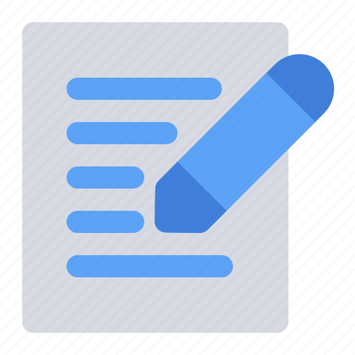 Agreement, business, document, file, management, pencil, writing icon - Download on Iconfinder