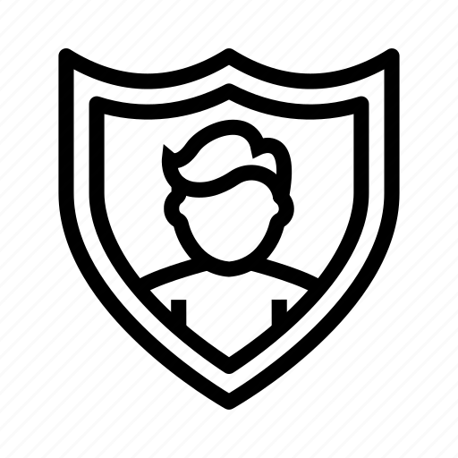 Shield, protection, security, defense, user icon - Download on Iconfinder