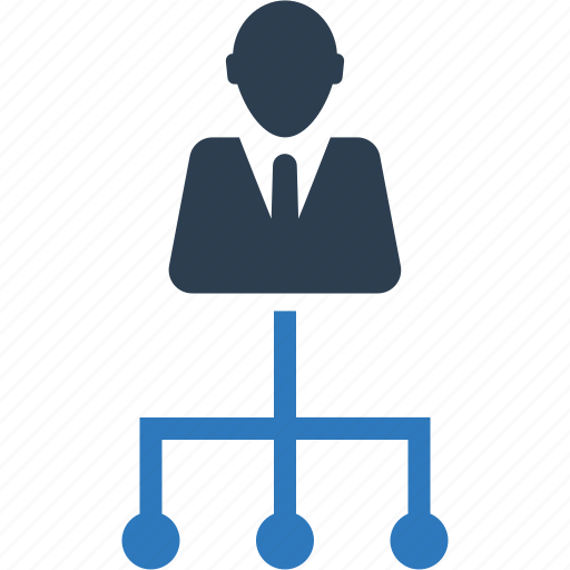 Business, hierarchy, leader, leadership, network icon - Download on Iconfinder