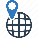 global, location, map, navigation, pin