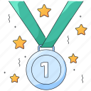 medal, award, winner, prize, badge, achievement, reward