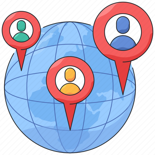 Global network, network, connection, global, global communication, worldwide network, international network icon - Download on Iconfinder