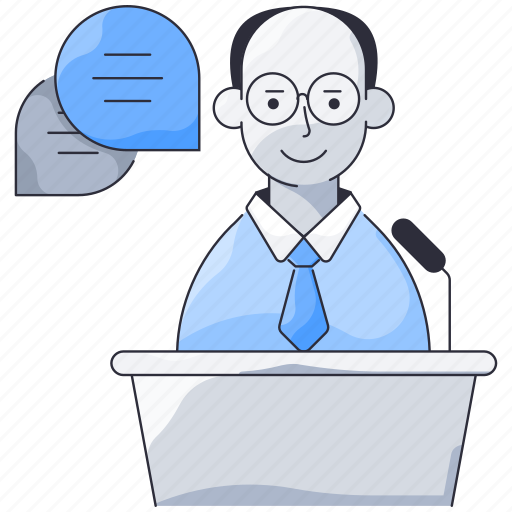 Conference, meeting, presentation, communication, people, speech, seminar icon - Download on Iconfinder