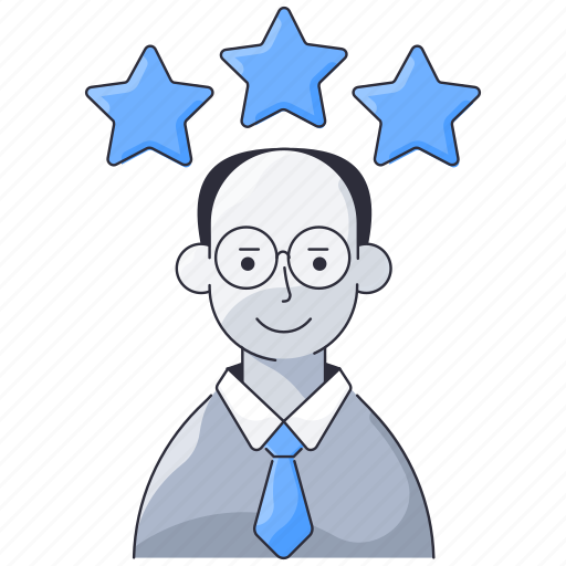 Employee rating, rating, employee, star, employee review, promote, best employee icon - Download on Iconfinder