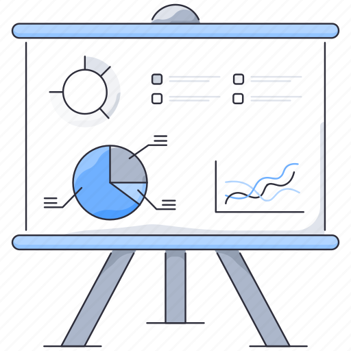 Business presentation, presentation, graph, statistics, chart, presentation-board, analytics icon - Download on Iconfinder