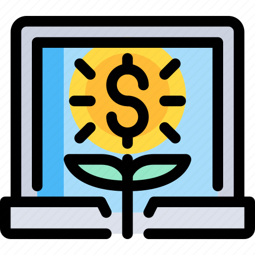 Banking, business, economy, financial, investment, laptop icon - Download on Iconfinder