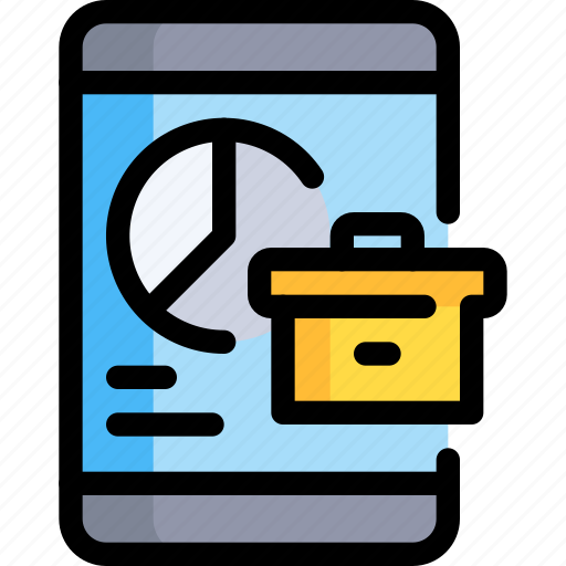 Business, marketing, report, seo, smartphone icon - Download on Iconfinder