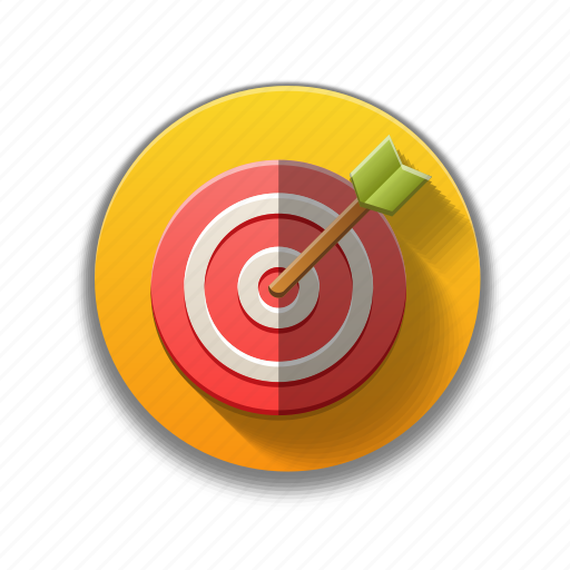 Bullseye, colorful, leads, precise, seo, sports, target icon - Download on Iconfinder