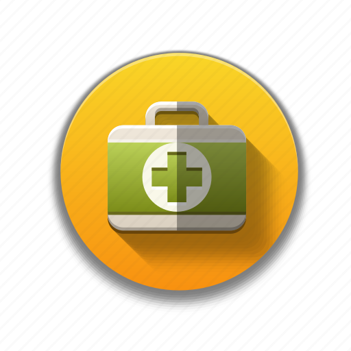 Colorful, first aid kit, flat icon, kit, medical, medical aid, medicine icon - Download on Iconfinder