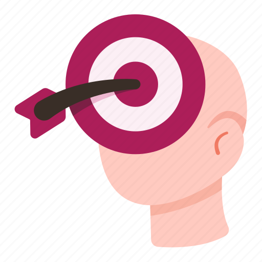 Face, arrow, target, human, business icon - Download on Iconfinder
