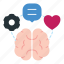 brain, creative, logic, love, connection, communication 
