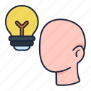 brainstorming, bulb, idea, innovation, lightbulb, people, thought