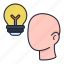 brainstorming, bulb, idea, innovation, lightbulb, people, thought 