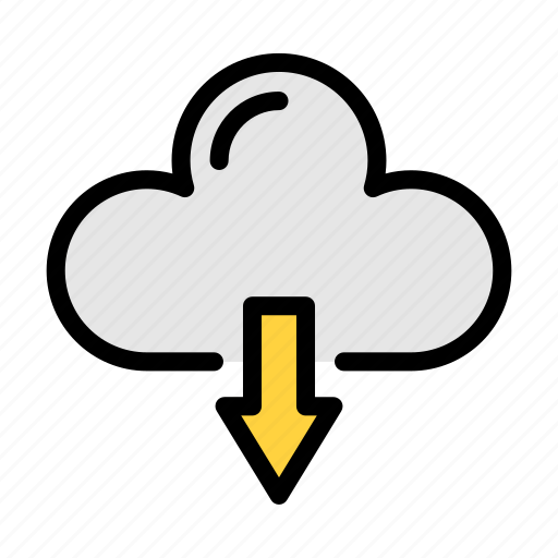 Cloud, download, server, database, storage icon - Download on Iconfinder