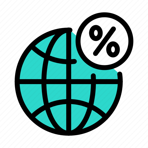Discount, sale, offer, web, global icon - Download on Iconfinder
