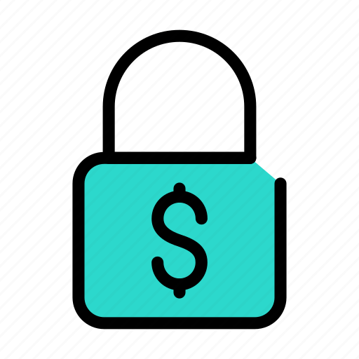 Lock, protection, secure, private, dollar icon - Download on Iconfinder