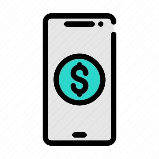 Mobile, phone, finance, business, dollar icon - Download on Iconfinder