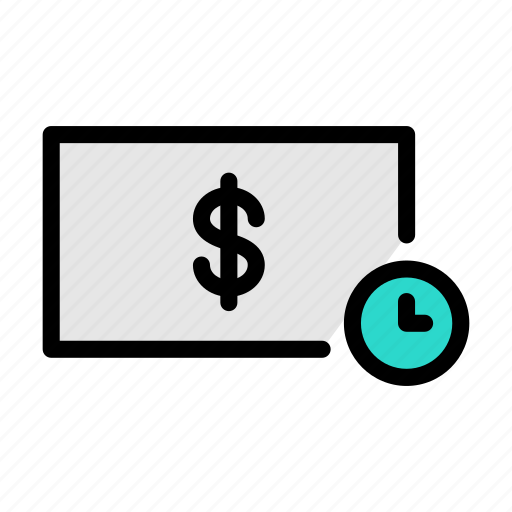 Pay, deadline, dollar, cost, finance icon - Download on Iconfinder