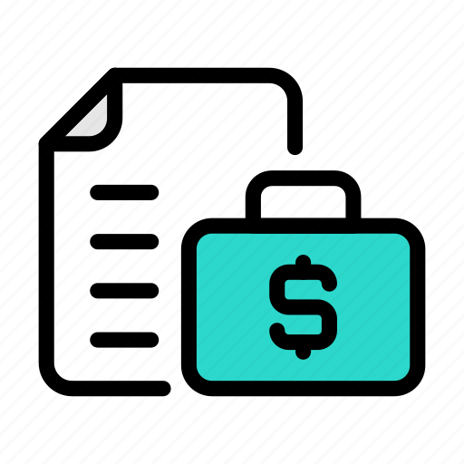 Portfolio, file, document, finance, business icon - Download on Iconfinder