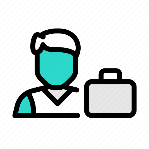 Portfolio, work, user, business, profile icon - Download on Iconfinder