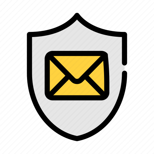 Security, shield, protection, email, inbox icon - Download on Iconfinder