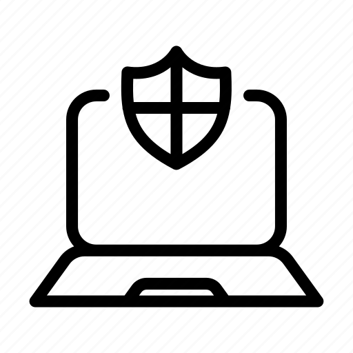 Secure, protection, laptop, computer, business icon - Download on Iconfinder