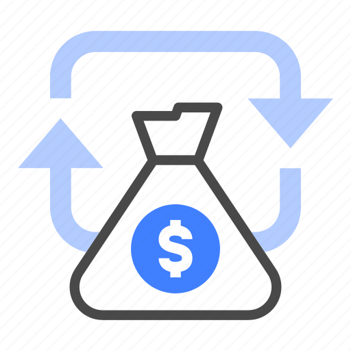 Money, management, cash flow, distribution, budget, fianance icon - Download on Iconfinder