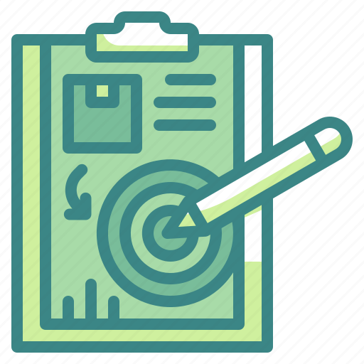 Target, goal, aim, clipboard, report icon - Download on Iconfinder