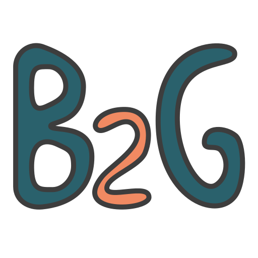 B2g, business 2 government, business model, business to government icon - Free download