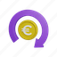 arrow, euro, currency, money, finance 
