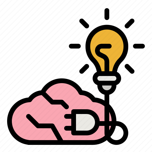 Inspiring, inspiration, brain, lightbulb, idea icon - Download on Iconfinder