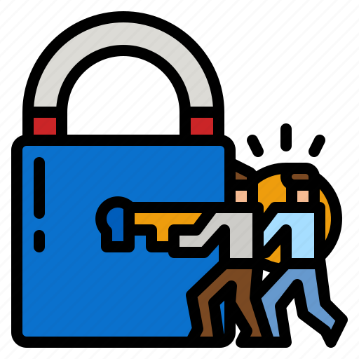 Teamwork, key, lock, business, padlock icon - Download on Iconfinder
