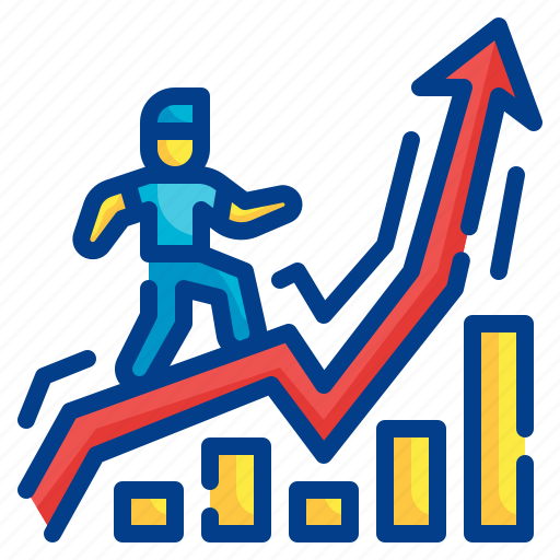 Grow, up, businessman, power, graph icon - Download on Iconfinder
