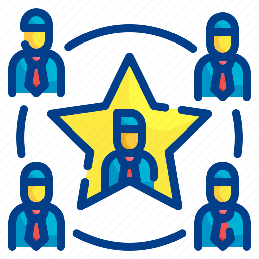 Leadership, teamwork, group, network, team icon - Download on Iconfinder