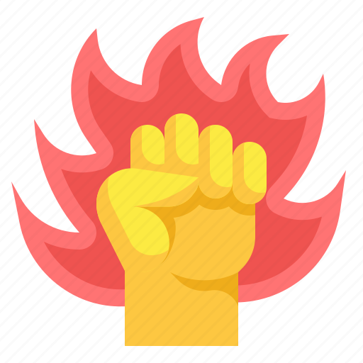 Fight, brave, protest, energy, hand icon - Download on Iconfinder